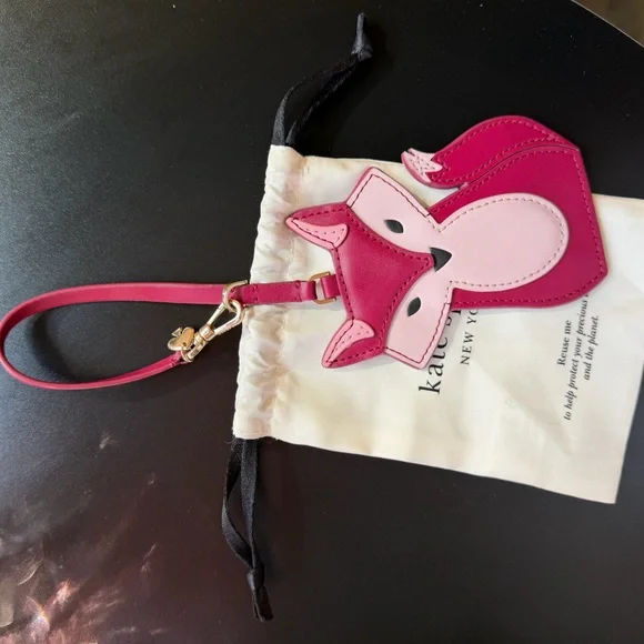 Kate Spade fox keychain - Picture 2 of 3